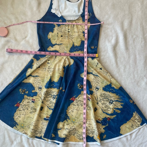 Westeros Map Blackmilk Clothing skater dress - Picture 3 of 6